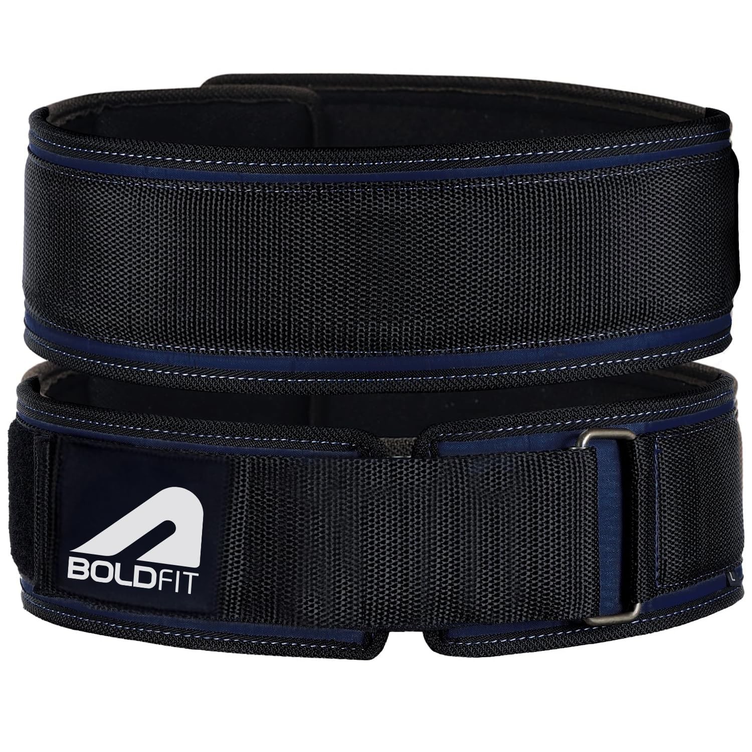Boldfit Gym Belt Weight Lifting For Exercise Powerlifting Deadlift Waist For Men And For Women Accessories For Back Support Lifting Ex Large